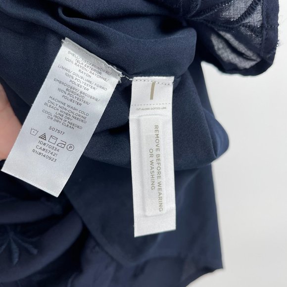 LOFT summer dress Navy sleeveless size 10 - Picture 5 of 5